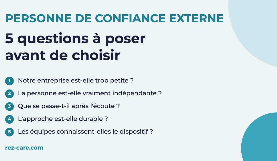 Personne de confiance externe : 5 questions à poser avant de choisir